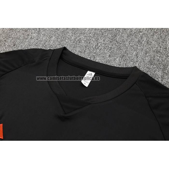 Chandal del Manchester United Manga Corta 2023-2024 Negro - Pantalon Corto